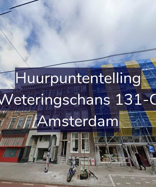 Foto gevel Huurpuntentelling voor Weteringschans 131-C, Amsterdam