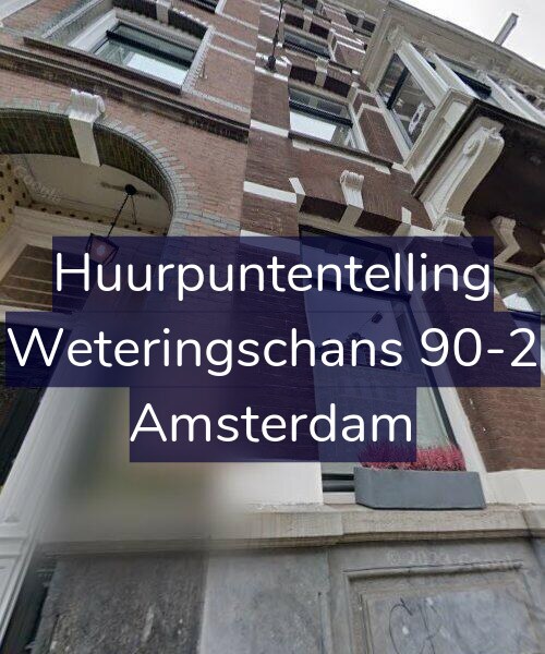 Foto gevel Huurpuntentelling voor Weteringschans 90-2, Amsterdam