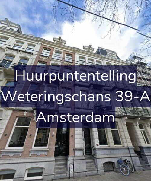 Foto gevel Huurpuntentelling voor Weteringschans 39-A, Amsterdam