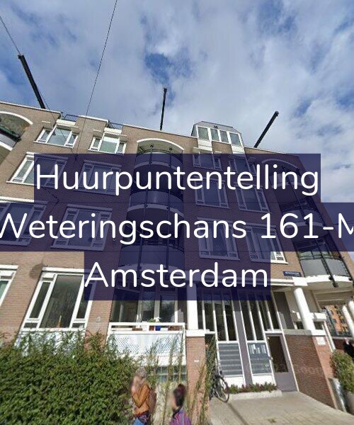 Foto gevel Huurpuntentelling voor Weteringschans 161-M, Amsterdam
