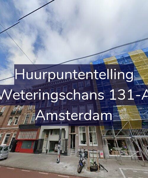 Foto gevel Huurpuntentelling voor Weteringschans 131-A, Amsterdam