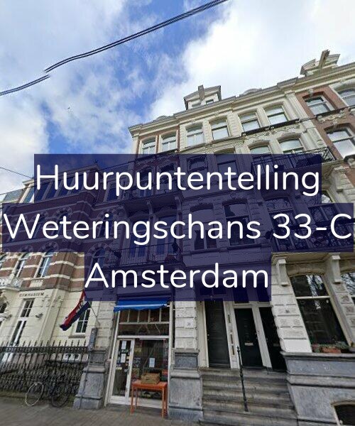 Foto gevel Huurpuntentelling voor Weteringschans 33-C, Amsterdam
