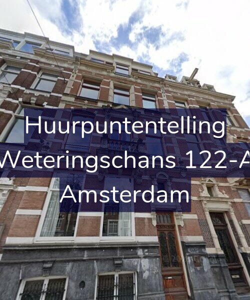 Foto gevel Huurpuntentelling voor Weteringschans 122-A, Amsterdam