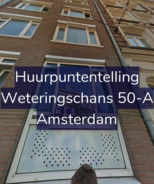 Foto gevel Huurpuntentelling voor Weteringschans 50-A, Amsterdam
