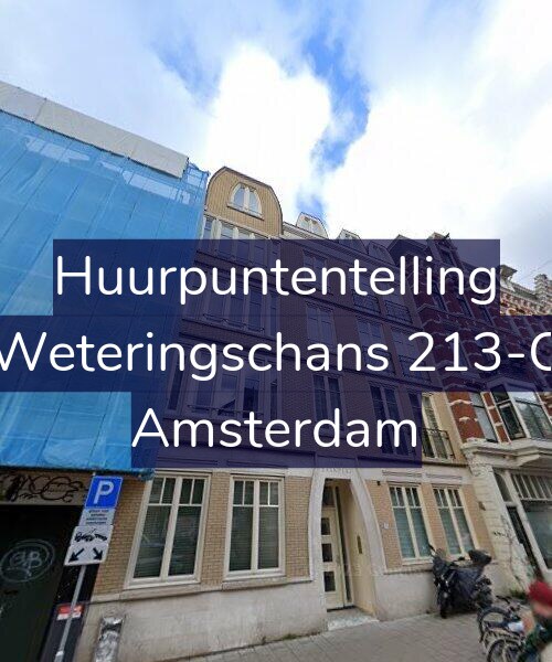 Foto gevel Huurpuntentelling voor Weteringschans 213-C, Amsterdam