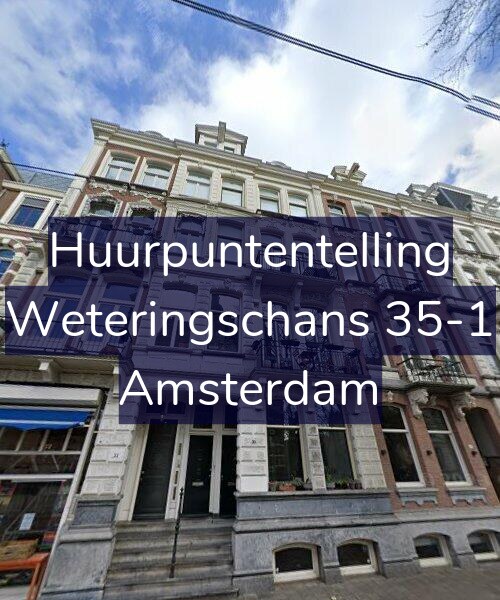 Foto gevel Huurpuntentelling voor Weteringschans 35-1, Amsterdam