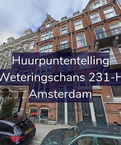 Foto gevel Huurpuntentelling voor Weteringschans 231-H, Amsterdam