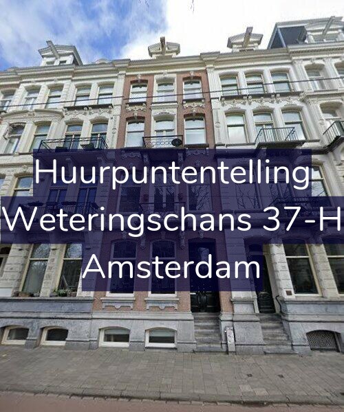 Foto gevel Huurpuntentelling voor Weteringschans 37-H, Amsterdam