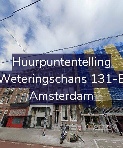 Foto gevel Huurpuntentelling voor Weteringschans 131-B, Amsterdam