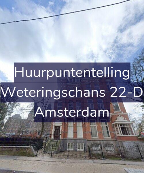 Foto gevel Huurpuntentelling voor Weteringschans 22-D, Amsterdam