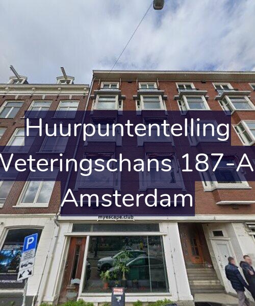 Foto gevel Huurpuntentelling voor Weteringschans 187-A5, Amsterdam