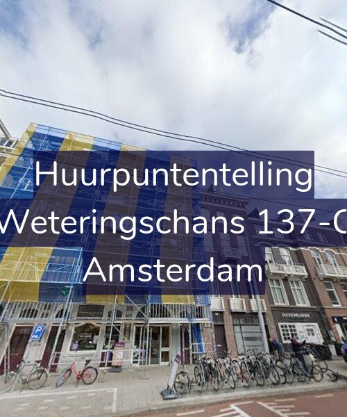 Foto gevel Huurpuntentelling voor Weteringschans 137-C, Amsterdam