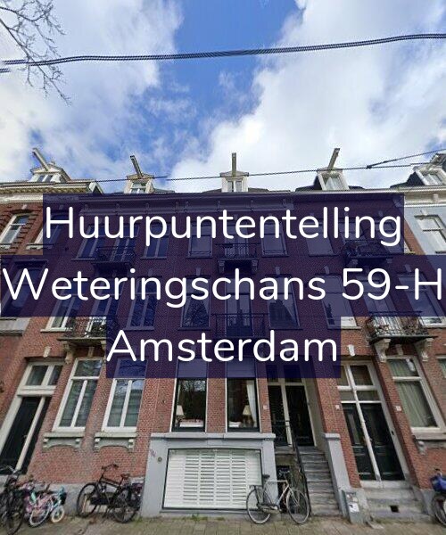 Foto gevel Huurpuntentelling voor Weteringschans 59-H, Amsterdam