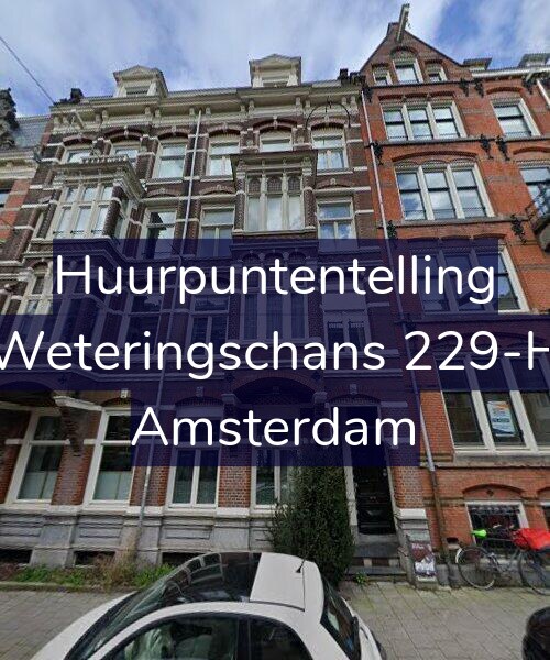 Foto gevel Huurpuntentelling voor Weteringschans 229-H, Amsterdam