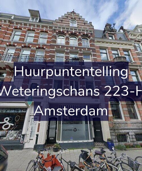 Foto gevel Huurpuntentelling voor Weteringschans 223-H, Amsterdam
