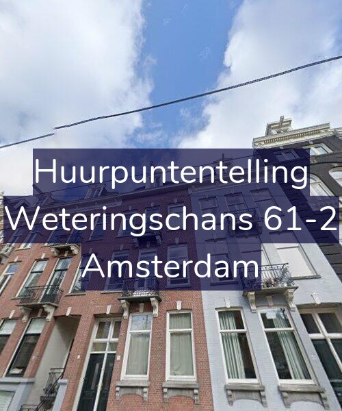 Foto gevel Huurpuntentelling voor Weteringschans 61-2, Amsterdam
