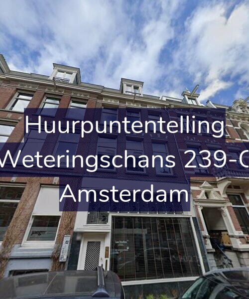 Foto gevel Huurpuntentelling voor Weteringschans 239-C, Amsterdam
