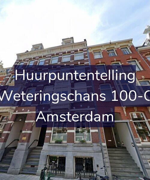 Foto gevel Huurpuntentelling voor Weteringschans 100-C, Amsterdam