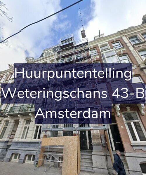 Foto gevel Huurpuntentelling voor Weteringschans 43-B, Amsterdam