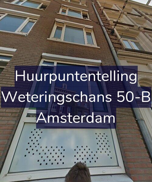 Foto gevel Huurpuntentelling voor Weteringschans 50-B, Amsterdam