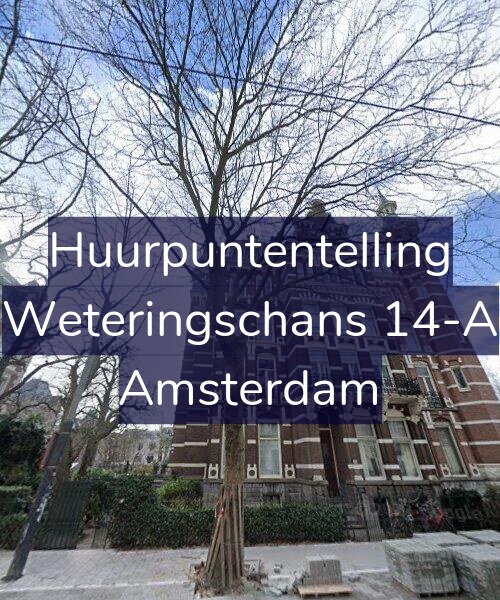 Foto gevel Huurpuntentelling voor Weteringschans 14-A, Amsterdam