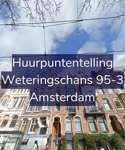 Foto gevel Huurpuntentelling voor Weteringschans 95-3, Amsterdam
