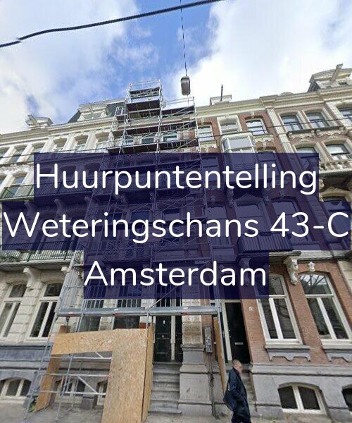 Foto gevel Huurpuntentelling voor Weteringschans 43-C, Amsterdam