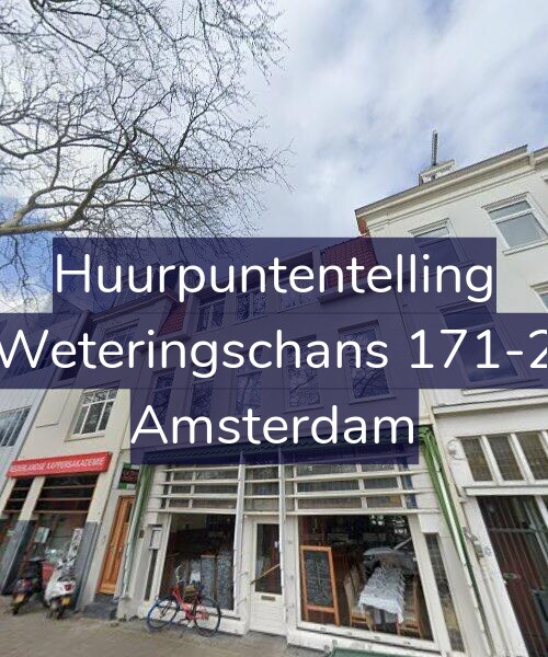 Foto gevel Huurpuntentelling voor Weteringschans 171-2, Amsterdam
