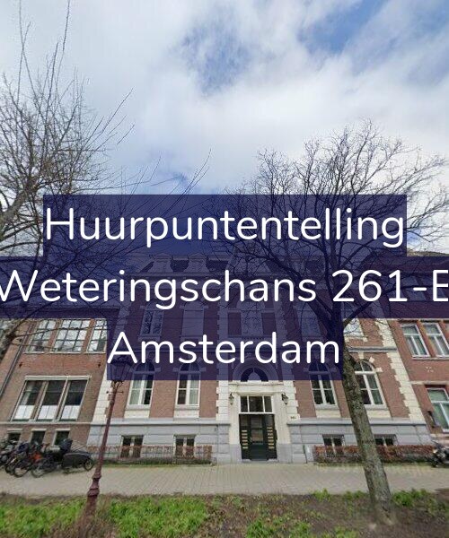 Foto gevel Huurpuntentelling voor Weteringschans 261-B, Amsterdam