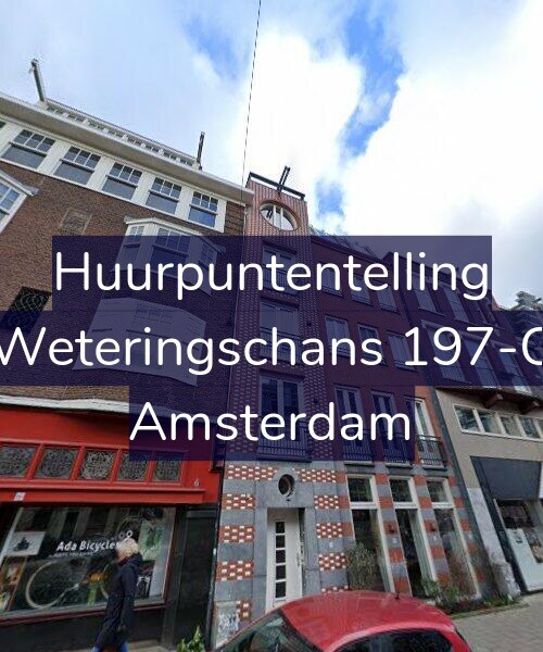 Foto gevel Huurpuntentelling voor Weteringschans 197-C, Amsterdam