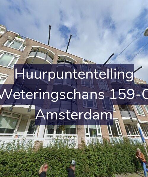 Foto gevel Huurpuntentelling voor Weteringschans 159-C, Amsterdam