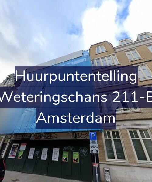 Foto gevel Huurpuntentelling voor Weteringschans 211-B, Amsterdam