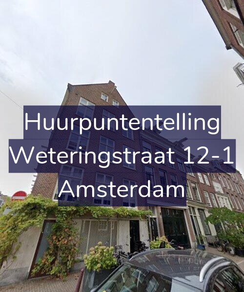 Foto gevel Huurpuntentelling voor Weteringstraat 12-1, Amsterdam