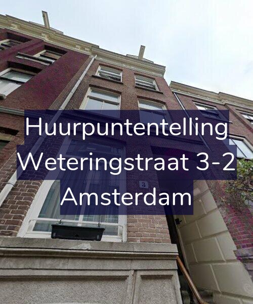 Foto gevel Huurpuntentelling voor Weteringstraat 3-2, Amsterdam