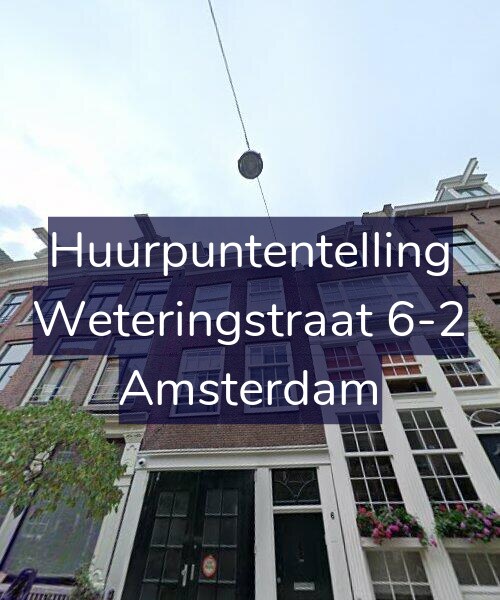 Foto gevel Huurpuntentelling voor Weteringstraat 6-2, Amsterdam
