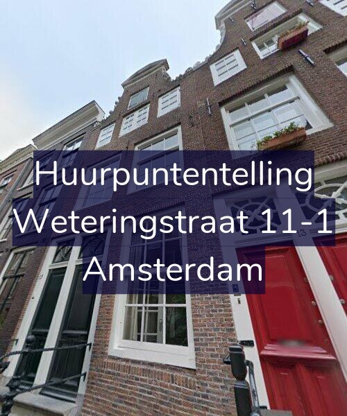 Foto gevel Huurpuntentelling voor Weteringstraat 11-1, Amsterdam