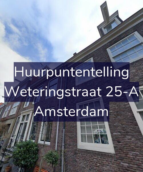 Foto gevel Huurpuntentelling voor Weteringstraat 25-A, Amsterdam