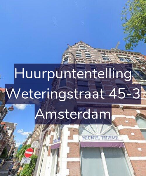 Foto gevel Huurpuntentelling voor Weteringstraat 45-3, Amsterdam