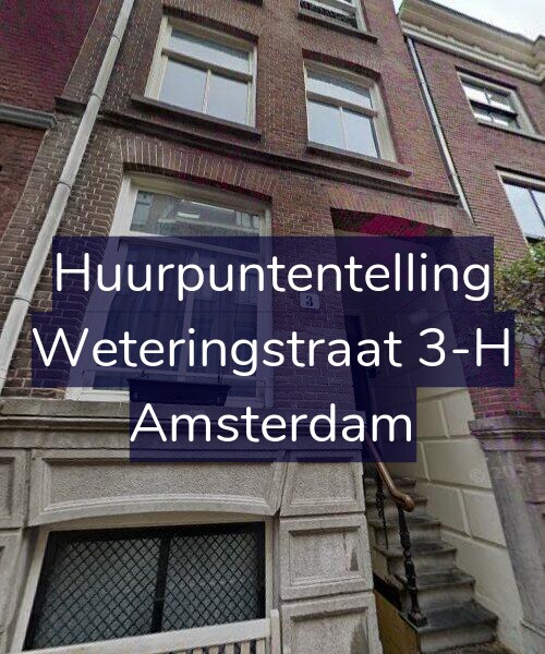 Foto gevel Huurpuntentelling voor Weteringstraat 3-H, Amsterdam