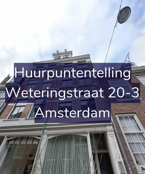 Foto gevel Huurpuntentelling voor Weteringstraat 20-3, Amsterdam