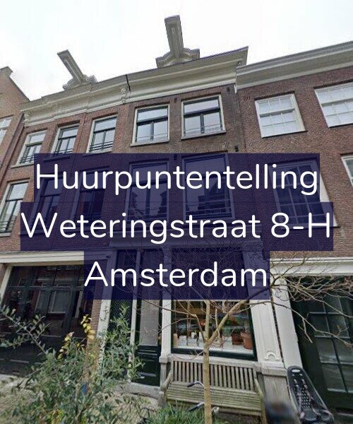 Foto gevel Huurpuntentelling voor Weteringstraat 8-H, Amsterdam