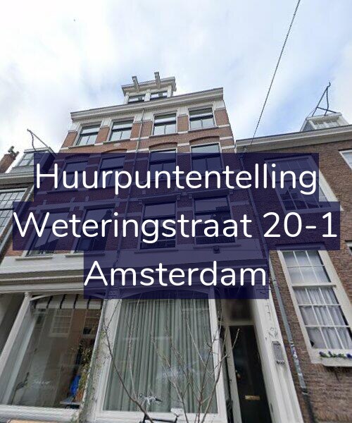 Foto gevel Huurpuntentelling voor Weteringstraat 20-1, Amsterdam