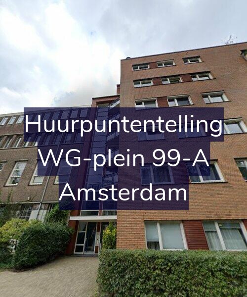 Foto gevel Huurpuntentelling voor WG-plein 99-A, Amsterdam