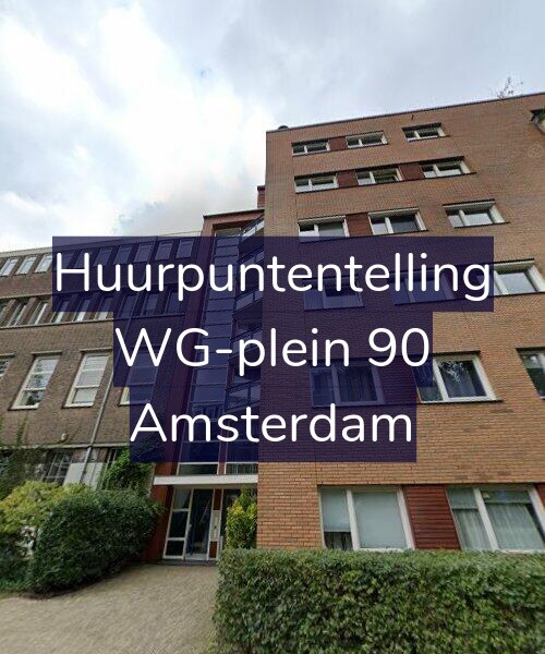 Foto gevel Huurpuntentelling voor WG-plein 90, Amsterdam
