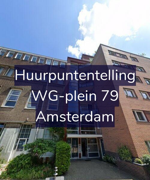 Foto gevel Huurpuntentelling voor WG-plein 79, Amsterdam