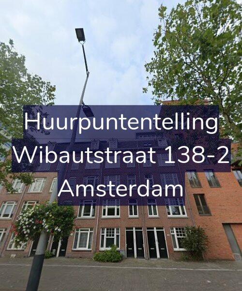 Foto gevel Huurpuntentelling voor Wibautstraat 138-2, Amsterdam