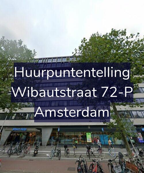 Foto gevel Huurpuntentelling voor Wibautstraat 72-P, Amsterdam