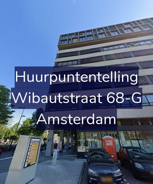 Foto gevel Huurpuntentelling voor Wibautstraat 68-G, Amsterdam