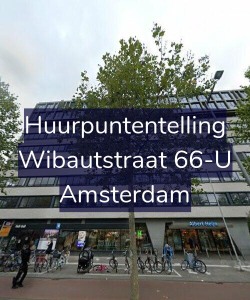Foto gevel Huurpuntentelling voor Wibautstraat 66-U, Amsterdam