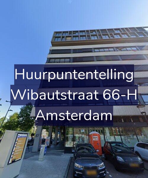 Foto gevel Huurpuntentelling voor Wibautstraat 66-H, Amsterdam